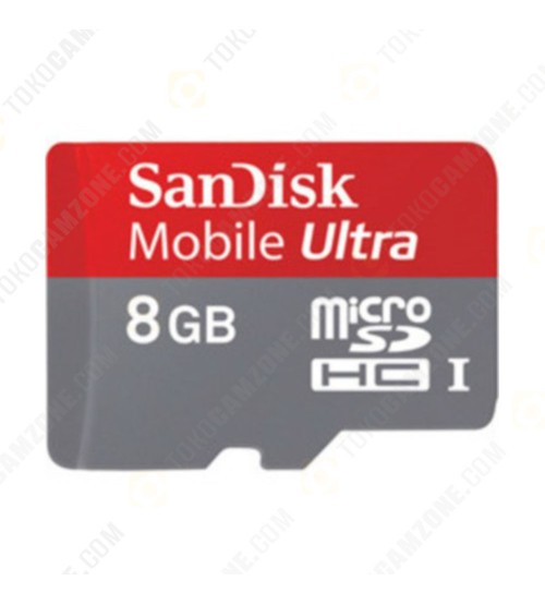 SanDisk Mobile Ultra microSDHC UHS-I Class 6 8GB + Adapter